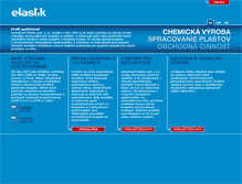 Tablet Screenshot of elastik.sk